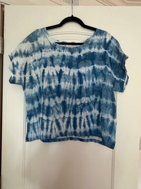 Boutique Linen Tie Dye Top